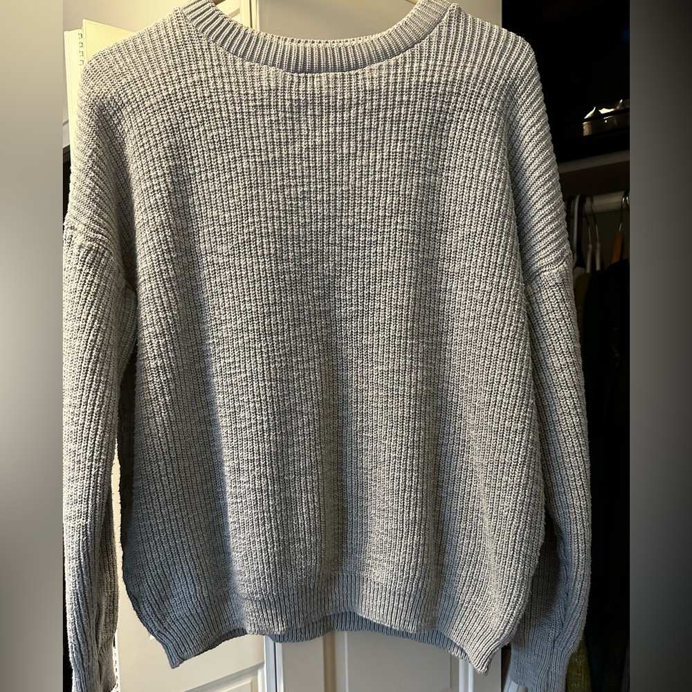 Cozy Grayish blue Women's Sweater